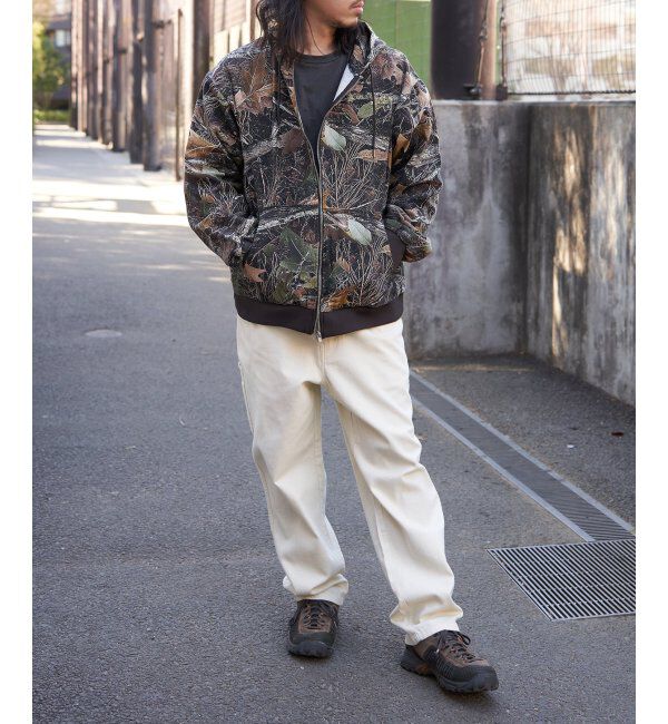 VENCE share style「デニム・キャンバスフルジップパーカー」|ブルゾン・スタジャン|