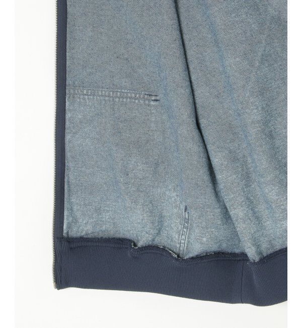 VENCE share style「デニム・キャンバスフルジップパーカー」|ブルゾン・スタジャン|