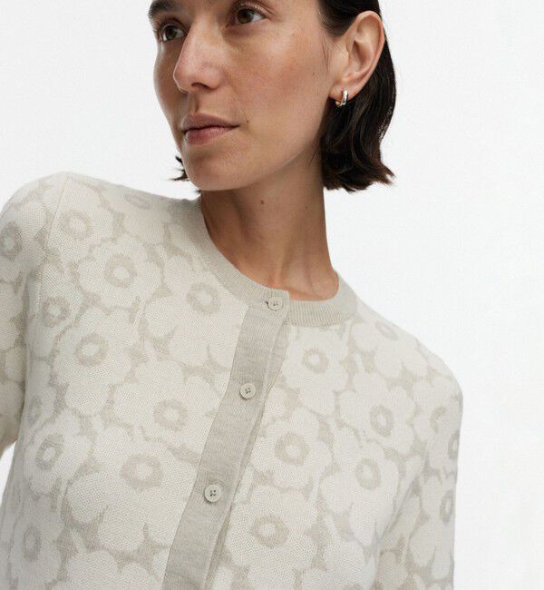 Marimekko「Arvaus Unikko ニットカーディガン」|ニット・セーター|