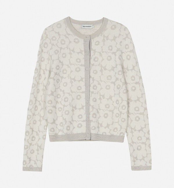 Marimekko「Arvaus Unikko ニットカーディガン」|ニット・セーター|