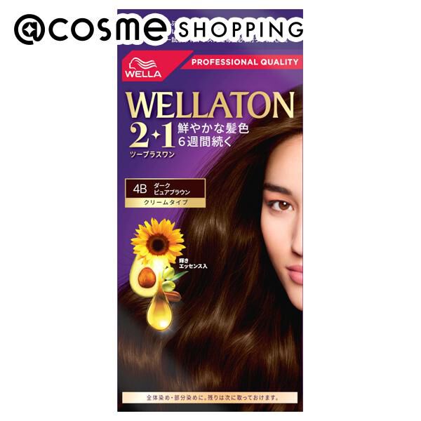  「ウエラ ウエラトーン ツープラスワン クリームタイプ 4Ｂ (60g+60g+7.3mL)」|ヘアスタイリング|その他
