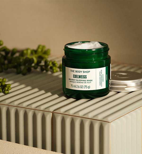 THE BODY SHOP「EDW バウンシィ スリーピングマスク 75mL」|美容液・オイル・クリーム|