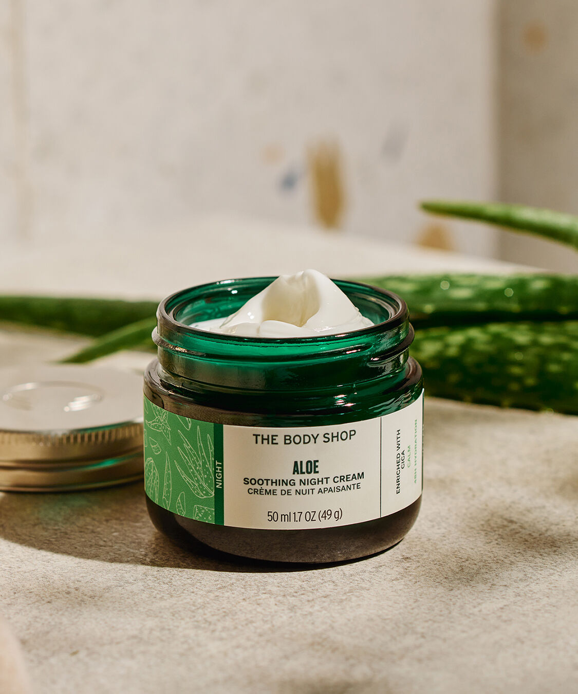 THE BODY SHOP「AL ナイトクリーム 50mL（アロエ）」|美容液・オイル・クリーム|