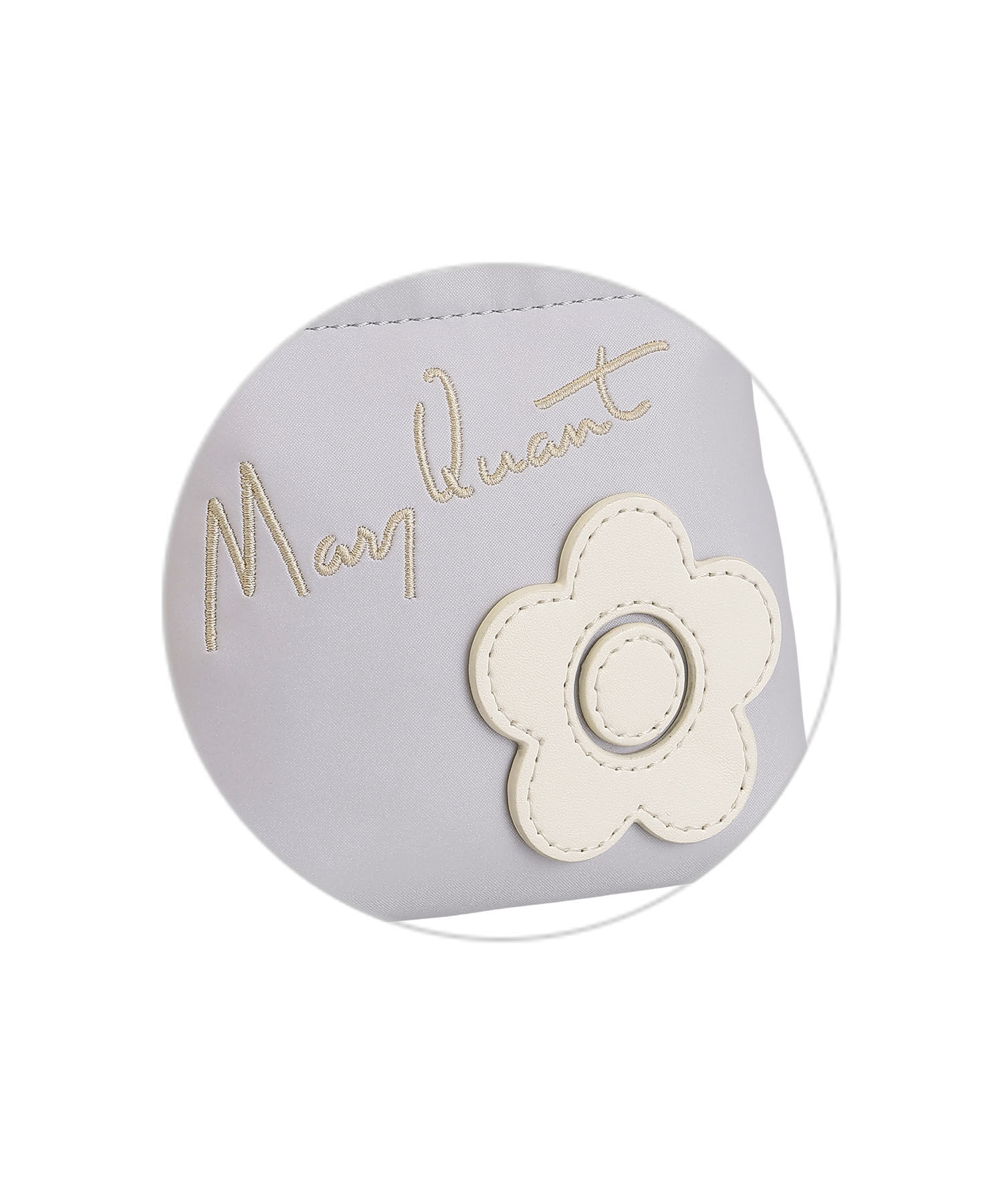 MARY QUANT「サインロゴデイジーパッチ バネクチポーチ」|ポーチ|