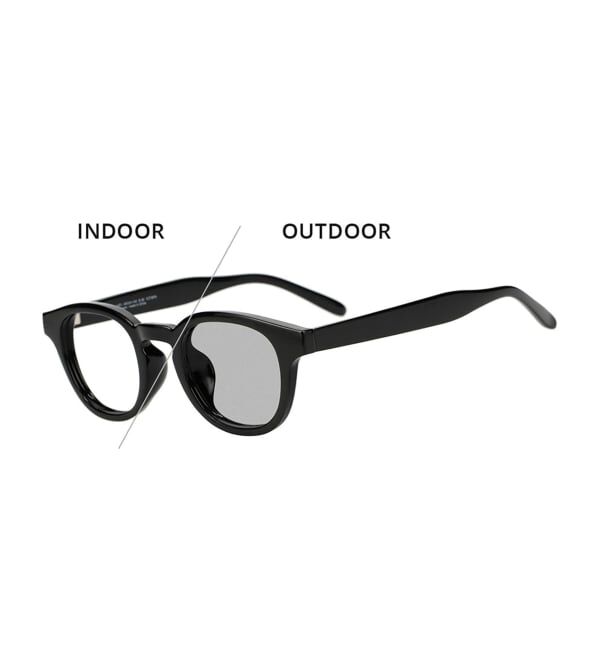  「ウエリントン型サングラス｜調光 レンズの色が変わる 軽量 紫外線防止｜Zoff｜」|サングラス|