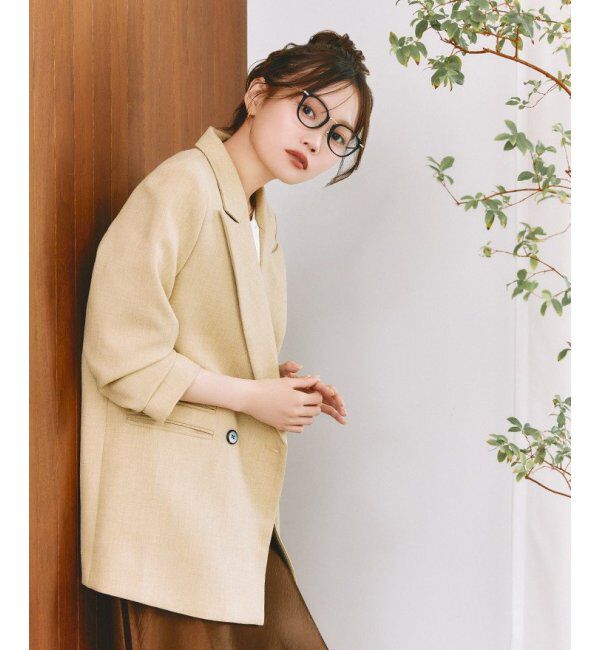  「Zoff｜Misato Mizukoshi  メガネ | 中顔面短縮みえ 大人可愛い｜水越みさと   レンズ交換券付」|メガネ|