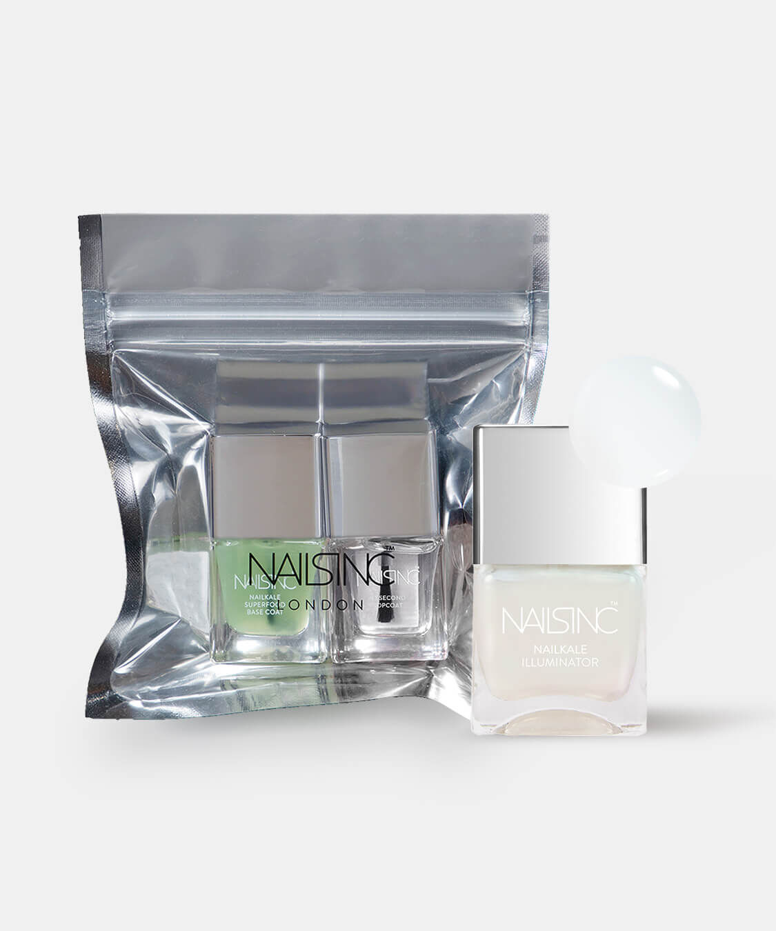 NAILS INC「Mini Base and Top Kit + NAILKALE」|ネイルカラー|ｲﾙﾐﾈｰﾀｰ