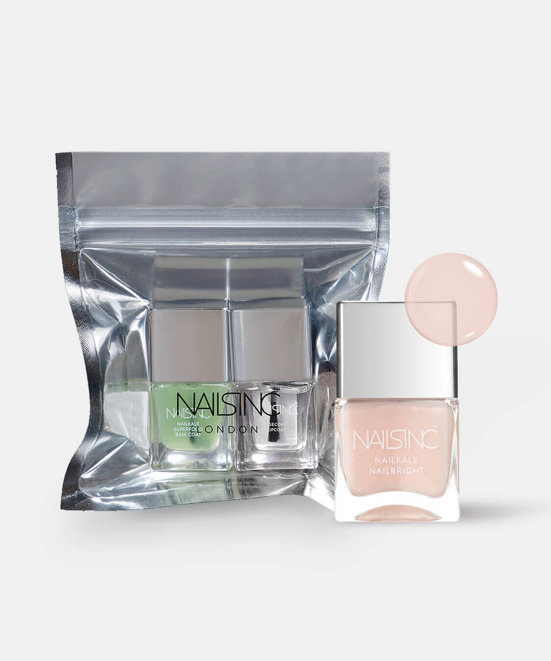 NAILS INC「Mini Base and Top Kit + NAILKALE」|ネイルカラー|ﾅｲﾂﾌﾞﾘｯｼﾞﾐｭｰｽﾞ