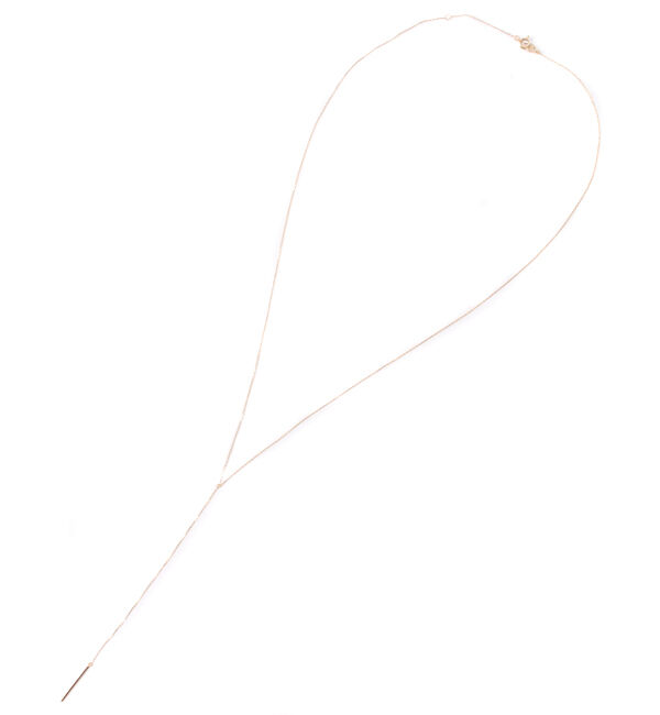 JUPITER「【K10】Y字バーロングネックレス」|ネックレス|