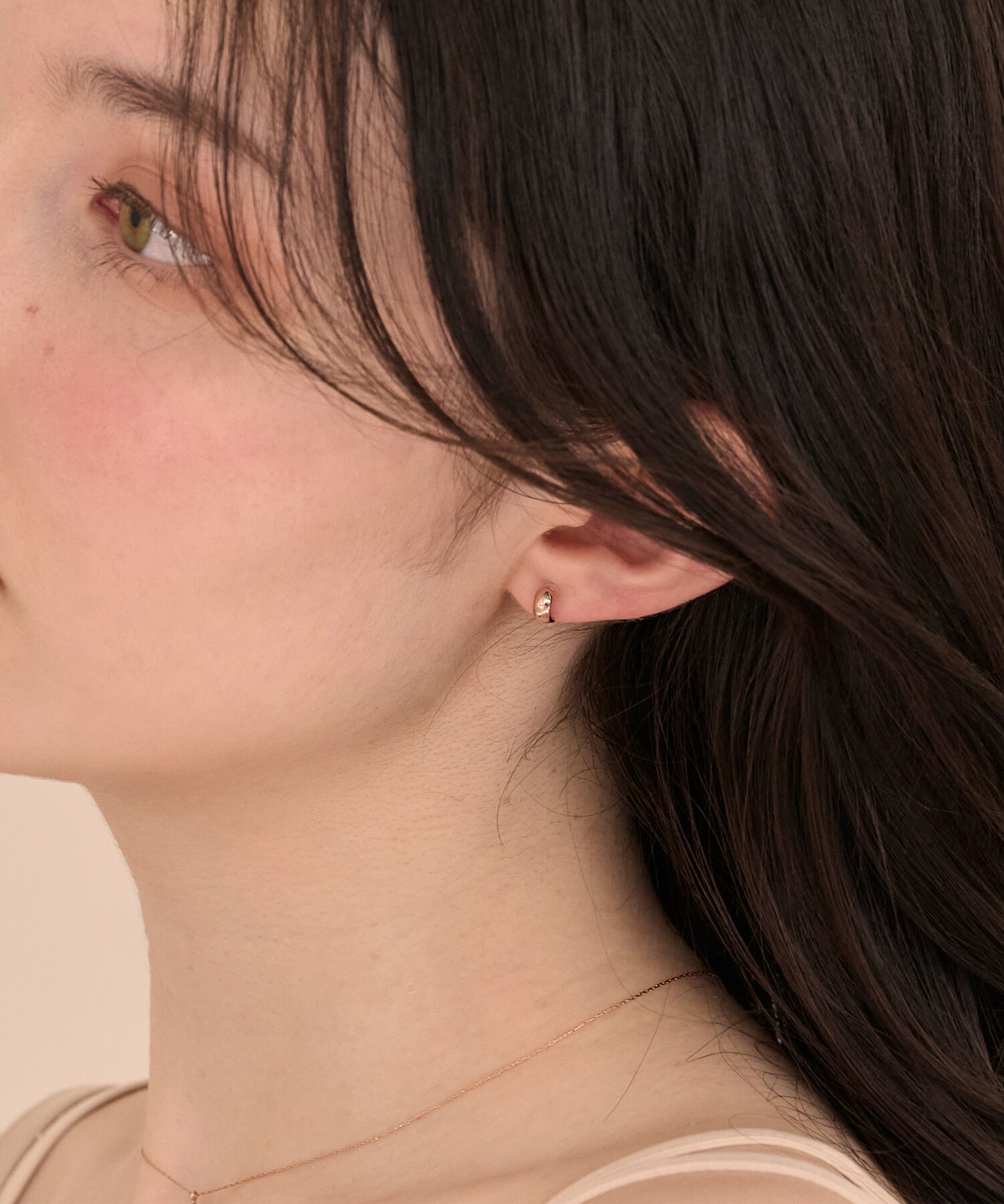 Phoebe「【金属アレルギー対応】リトルビーンセラミックポストピアス」|ピアス|