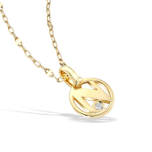 STAR JEWELRY「INITIAL STAR CHARM (N)」|ネックレス|