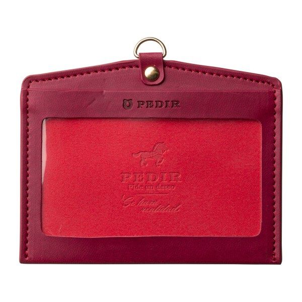 PEDIR「PEDIR(ペディール) リアコ 安全パーツ付 横型 IDケース」|定期入れ|