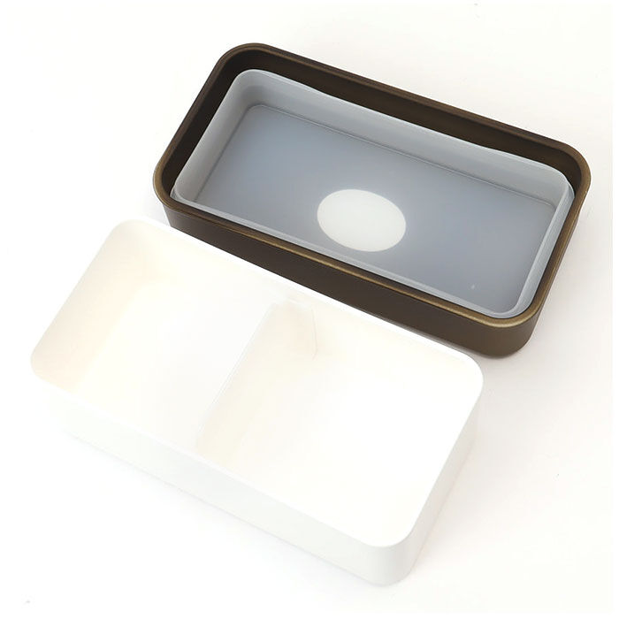 BACKYARD FAMILY「お弁当箱 1段 500ml 通販 弁当箱 ランチボックス ランチBOX 弁当 お弁当 一段 木目」|食器・キッチングッズ|