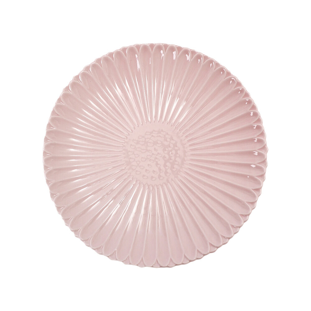 BACKYARD FAMILY「皿 おしゃれ 24cm 通販 波佐見焼 マリーゴールド プレート お皿 丸皿 食器 大皿 中皿」|食器・キッチングッズ|ピンク1