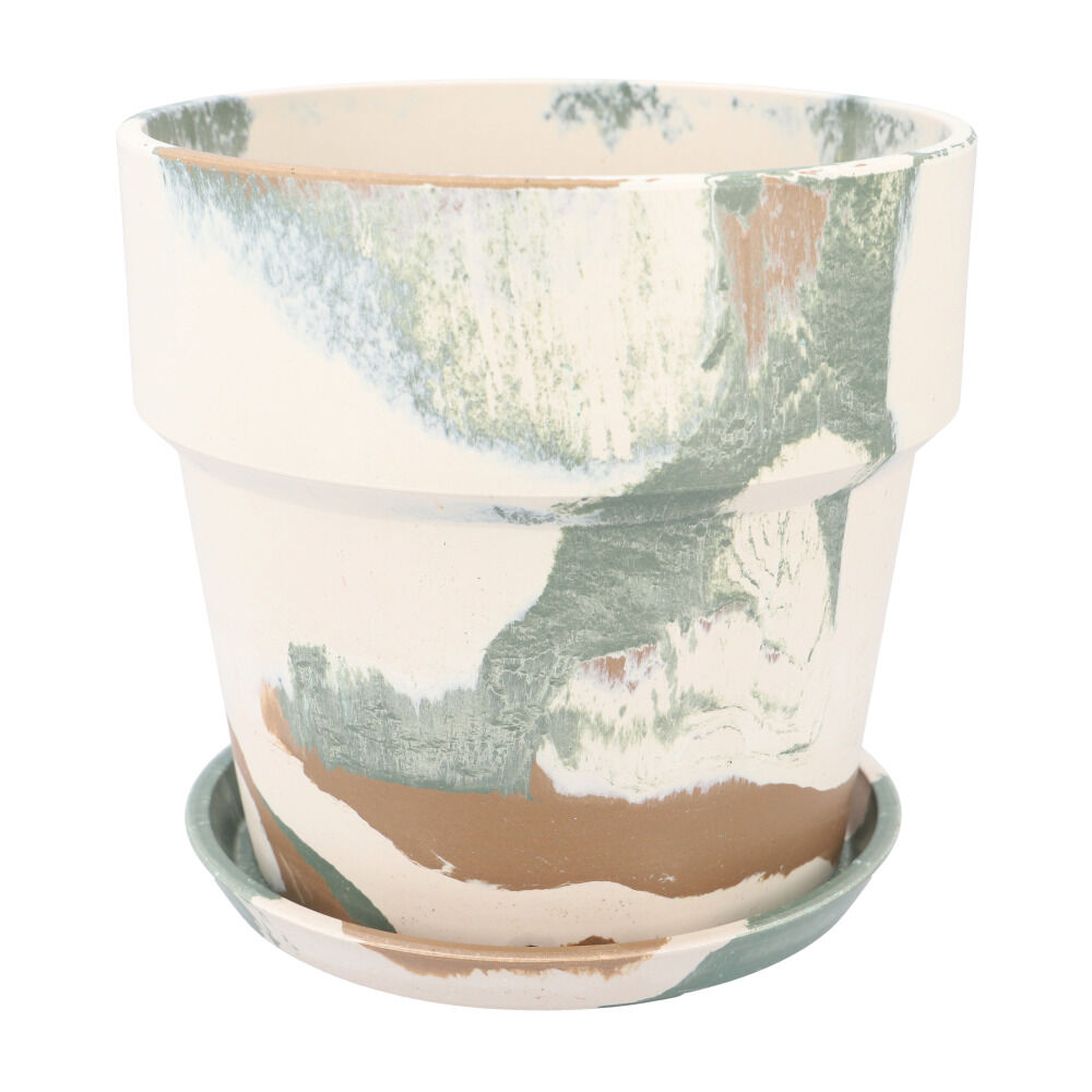 BACKYARD FAMILY「植木鉢 プラスチック お洒落 5号 通販 プランター おしゃれ 植木 鉢 ポット 花鉢 5号鉢」|その他|ホワイト1