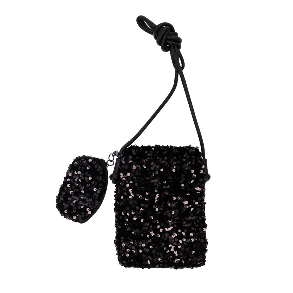 BACKYARD FAMILY「Pisoraro ピソラロ ショルダーバッグ ポシェット ミニ 通販 ラメバック」|ショルダー・メッセンジャー|ブラック1