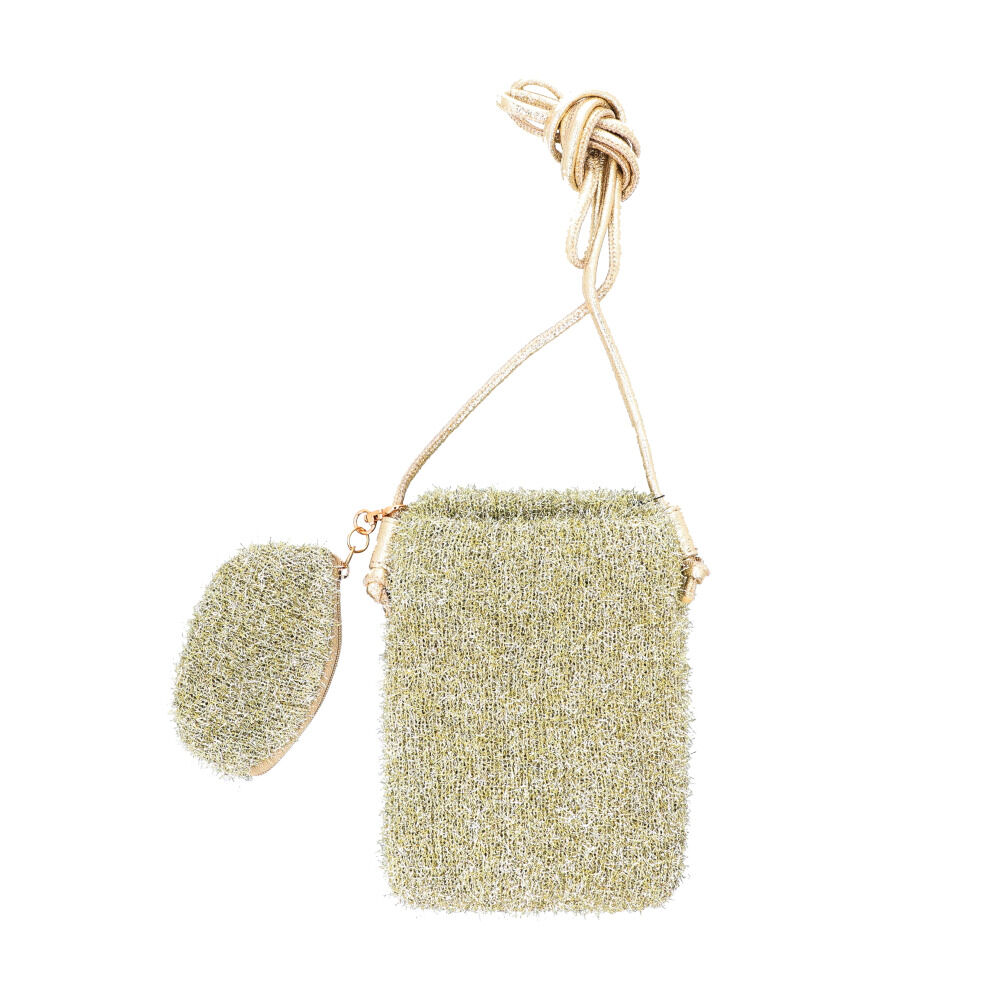 BACKYARD FAMILY「Pisoraro ピソラロ ショルダーバッグ ポシェット ミニ 通販 ラメバック」|ショルダー・メッセンジャー|ゴールド1