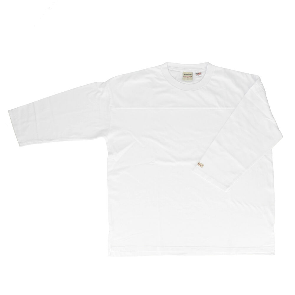BACKYARD FAMILY「Goodwear グッドウェア 7分袖 tシャツ 通販 Tシャツ ロンT ロングシャツ シャツ」|Tシャツ・カットソー|ホワイト1