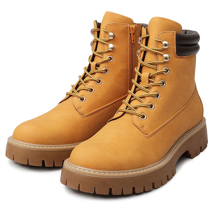 BACKYARD FAMILY「glabella グラベラ ブーツ メンズ glbb308 通販 ワークブーツ レースアップブーツ」|ショートブーツ|