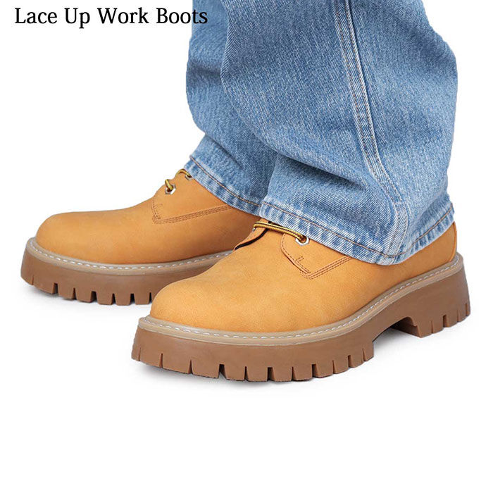 BACKYARD FAMILY「glabella グラベラ ブーツ メンズ glbb308 通販 ワークブーツ レースアップブーツ」|ショートブーツ|