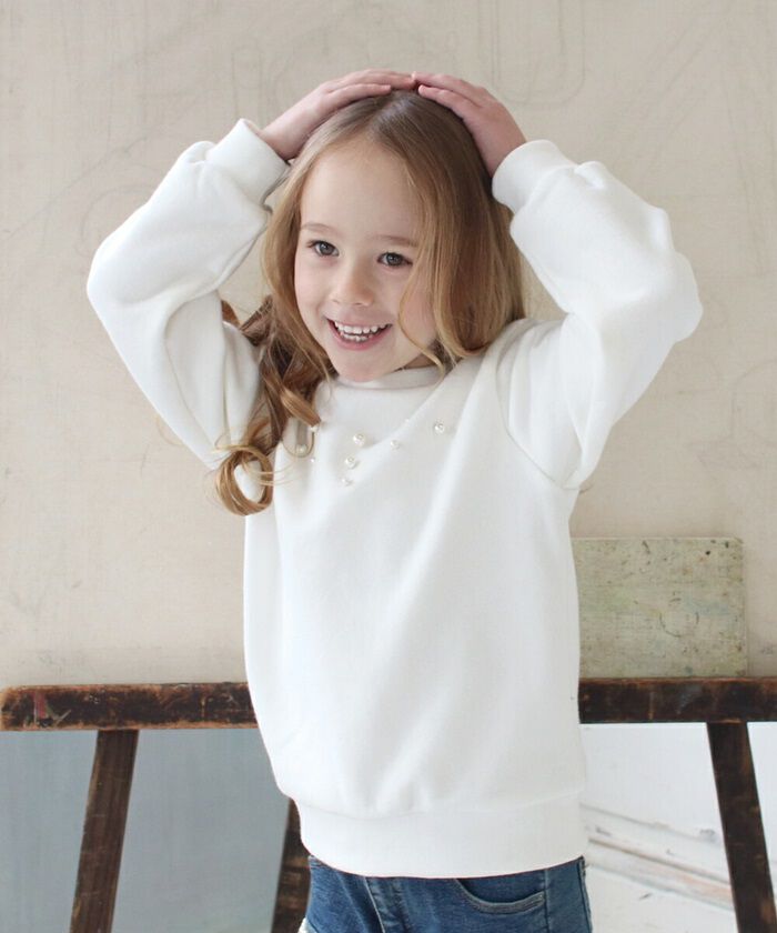 BACKYARD FAMILY「キッズ トレーナー 女の子 通販 スウェット 13272002 プルオーバー スエット 綿100%」|その他|