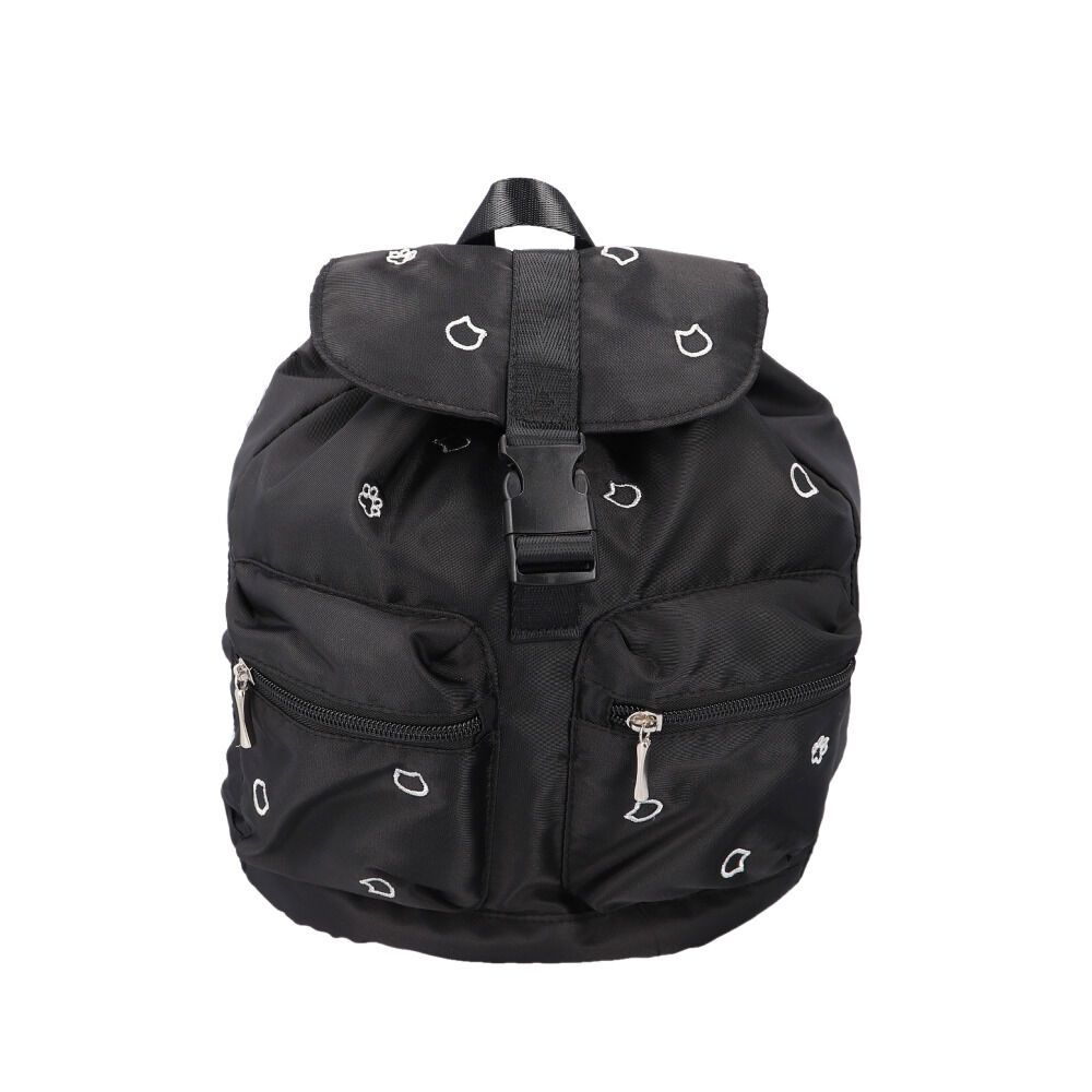 BACKYARD FAMILY「リュック 刺? 猫 レディース 通販 リュックサック デイパック バックパック レディースリュック」|リュック|ブラック2