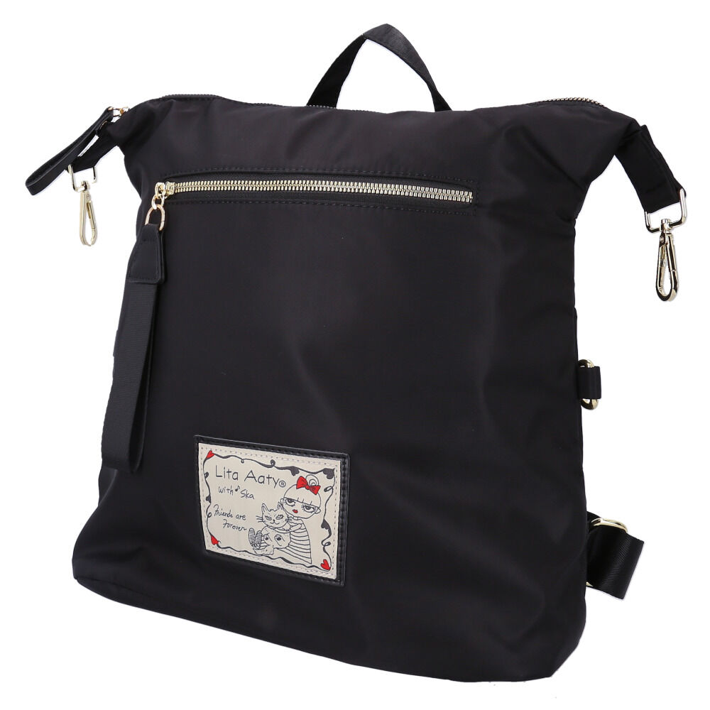 BACKYARD FAMILY「Lyre バッグ リュック ライル 83074 通販 リュックサック 2way ショルダーバッグ」|リュック|ブラック3