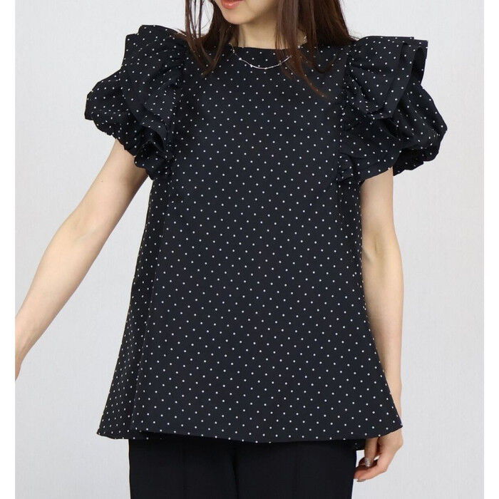 BACKYARD FAMILY「フリル 袖 トップス レディース 通販 カットソー フリルトップス プルオーバー シャツ フリル袖」|Tシャツ・カットソー|