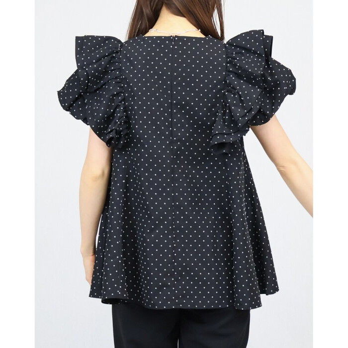 BACKYARD FAMILY「フリル 袖 トップス レディース 通販 カットソー フリルトップス プルオーバー シャツ フリル袖」|Tシャツ・カットソー|