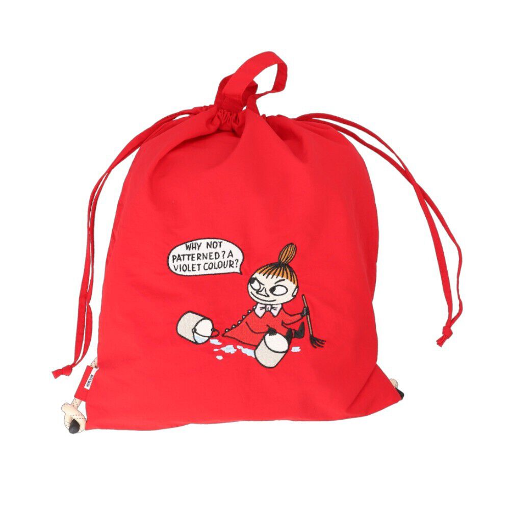 BACKYARD FAMILY「ナップザック ムーミン 通販 ナップサック リュック レディース リュックサック ナイロン バッグ」|リュック|レッド1