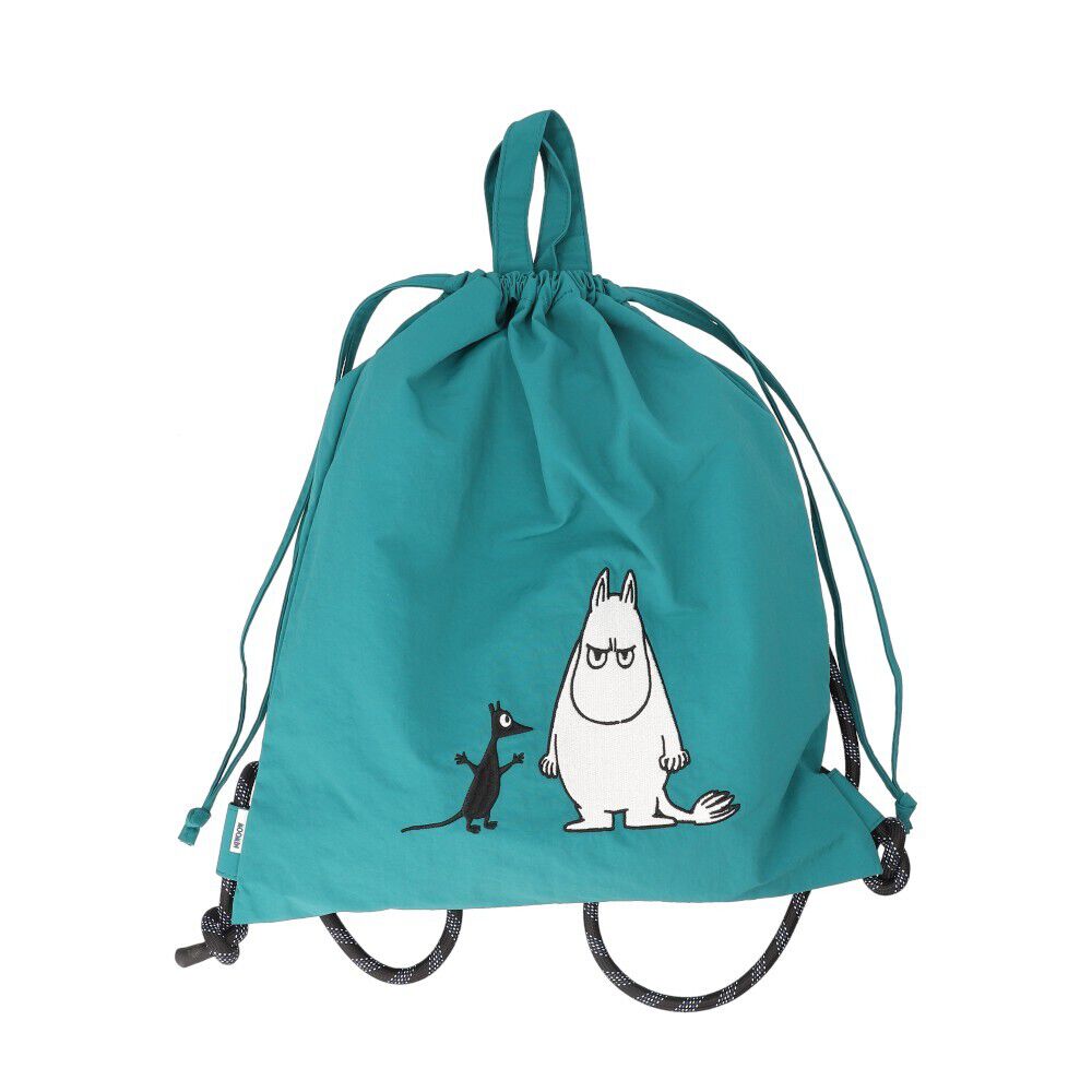 BACKYARD FAMILY「ナップザック ムーミン 通販 ナップサック リュック レディース リュックサック ナイロン バッグ」|リュック|グリーン2