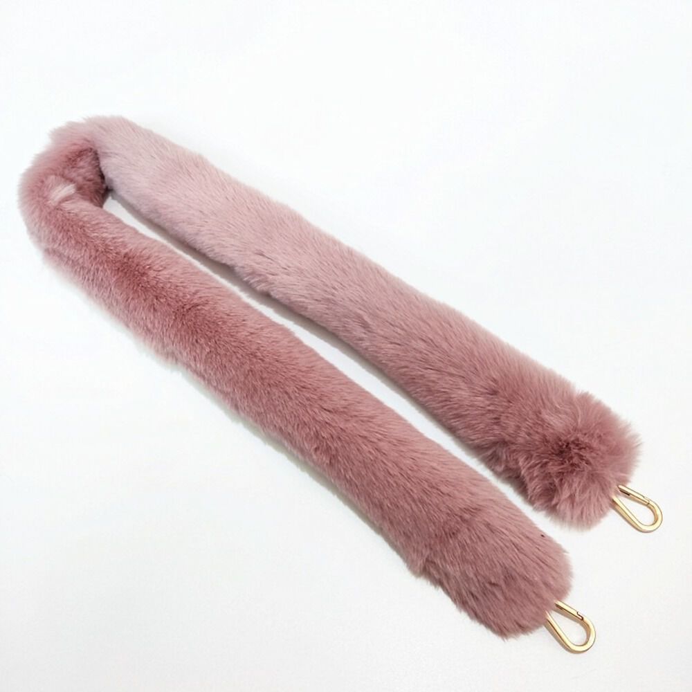 BACKYARD FAMILY「ショルダーストラップ 太め バッグ用 通販 ショルダーベルト 肩掛けベルト ストラップ もこもこ」|その他|ピンク1