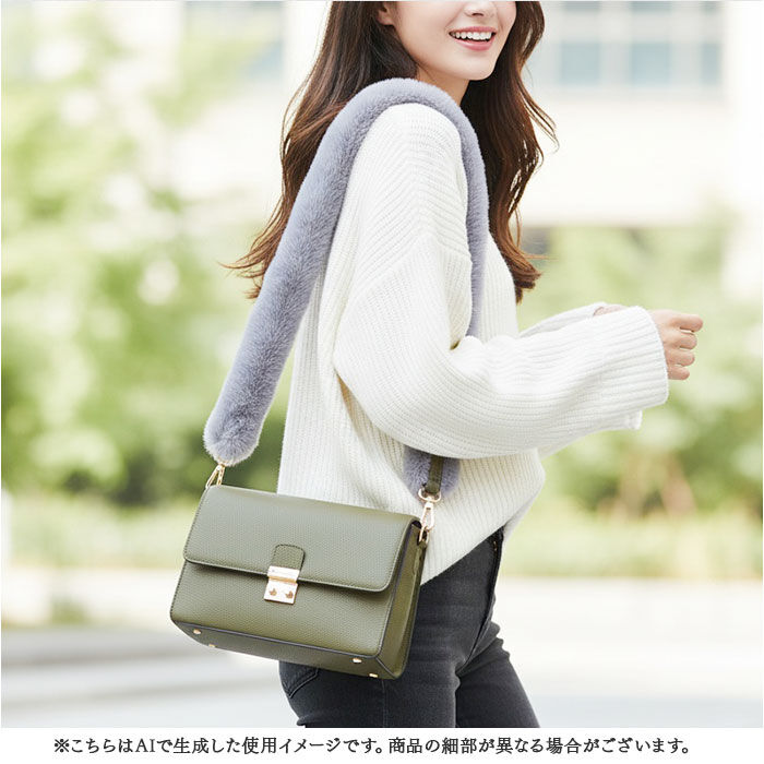 BACKYARD FAMILY「ショルダーストラップ 太め バッグ用 通販 ショルダーベルト 肩掛けベルト ストラップ もこもこ」|その他|