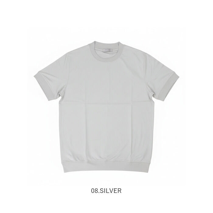 BACKYARD FAMILY「URBAN SQUARE Tシャツ 通販 半袖 メンズ オフィスカジュアル 襟高 半袖Tシャツ」|Tシャツ・カットソー|