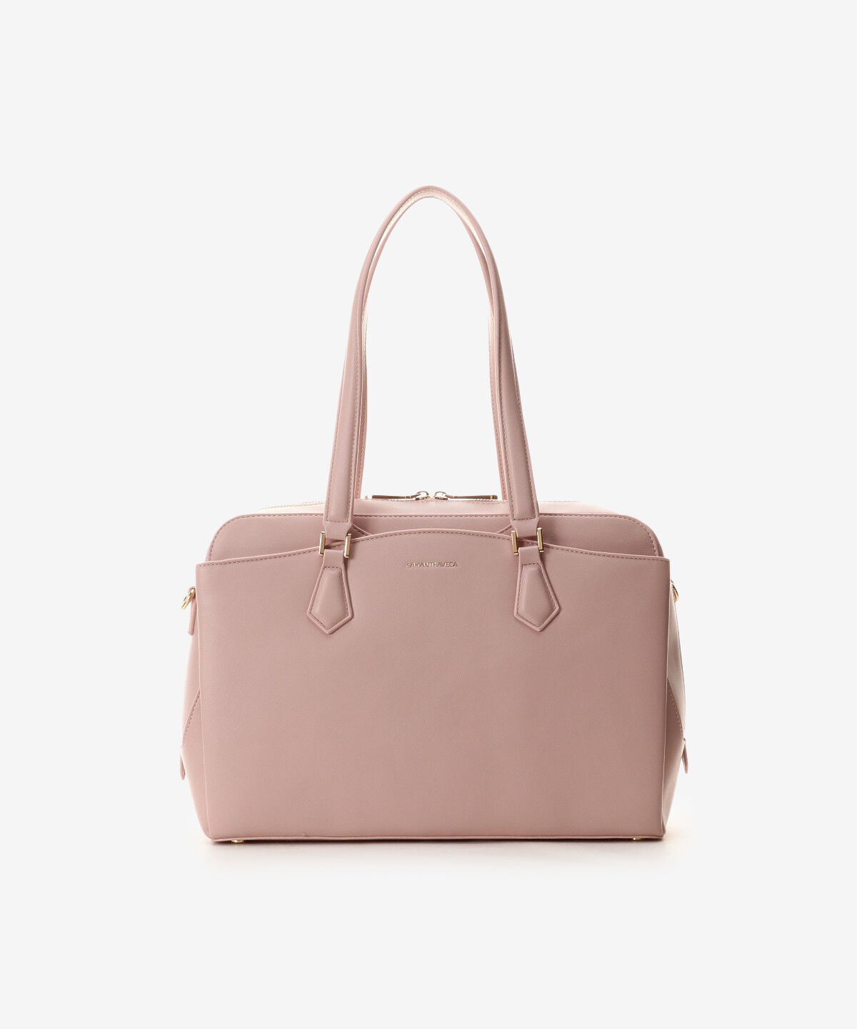 Samantha Vega「パソコンケース付きファスナーA4トートバッグ」|トートバッグ|ピンク