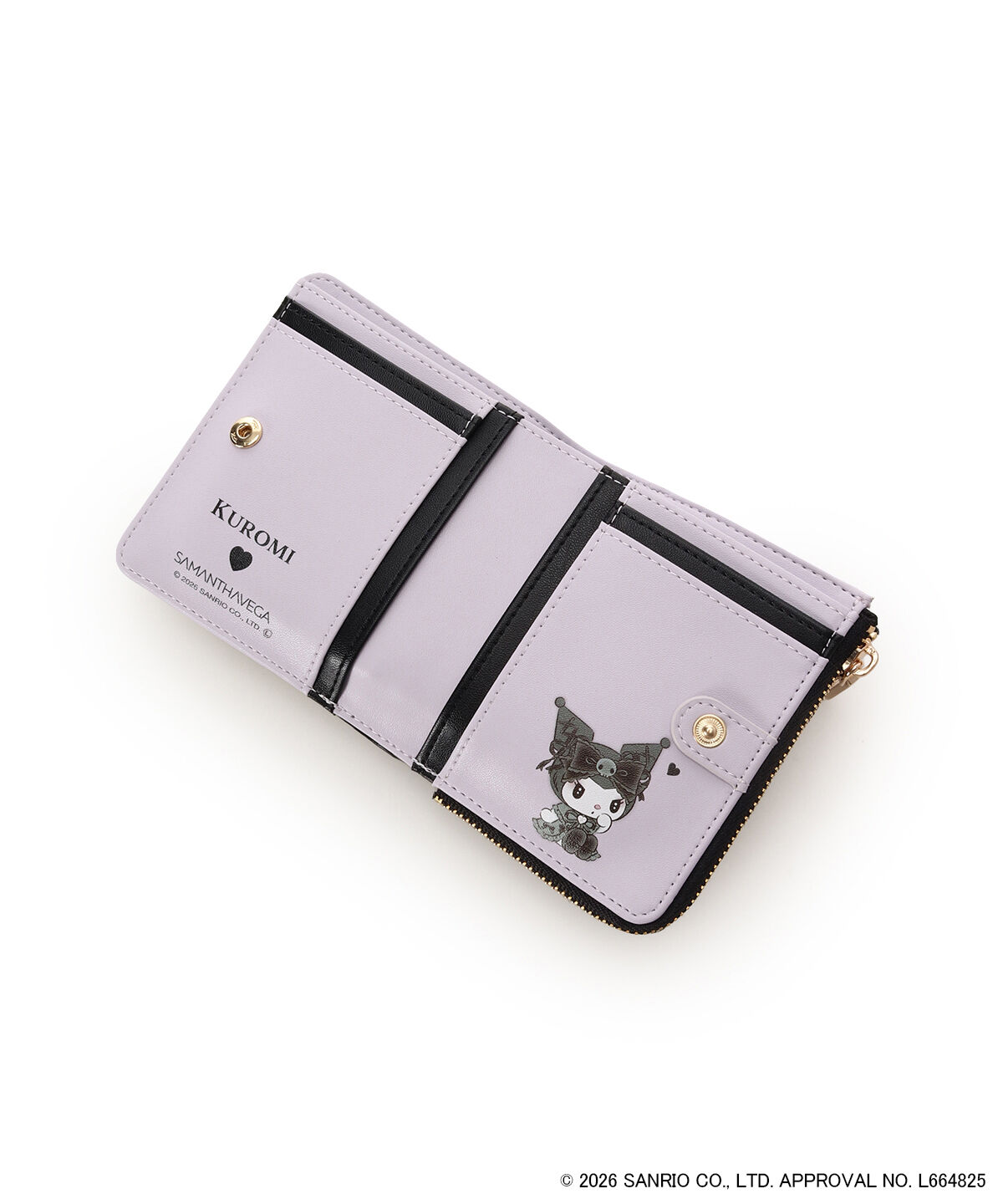 Samantha Vega「「マイメロディ＆クロミ」コレクション　「クロミ」折財布」|財布|