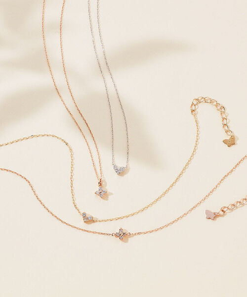 SAMANTHA SILVA「K10 PG ダイヤモンド フラワー ブレスレット」|ブレスレット・バングル|