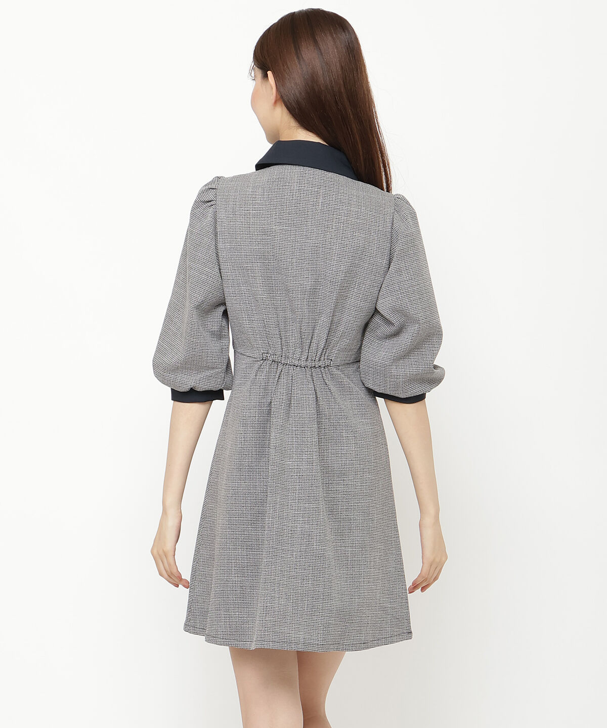 REDYAZEL「バイカラーフロントジップミニワンピース」|ワンピース|