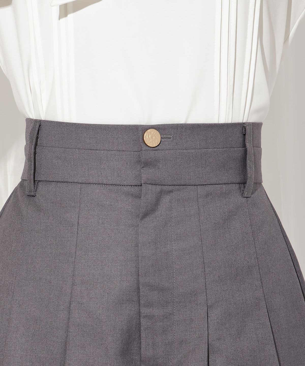 WILLSELECTION「ダブルウエストプリーツスカショーパン」|スカート|