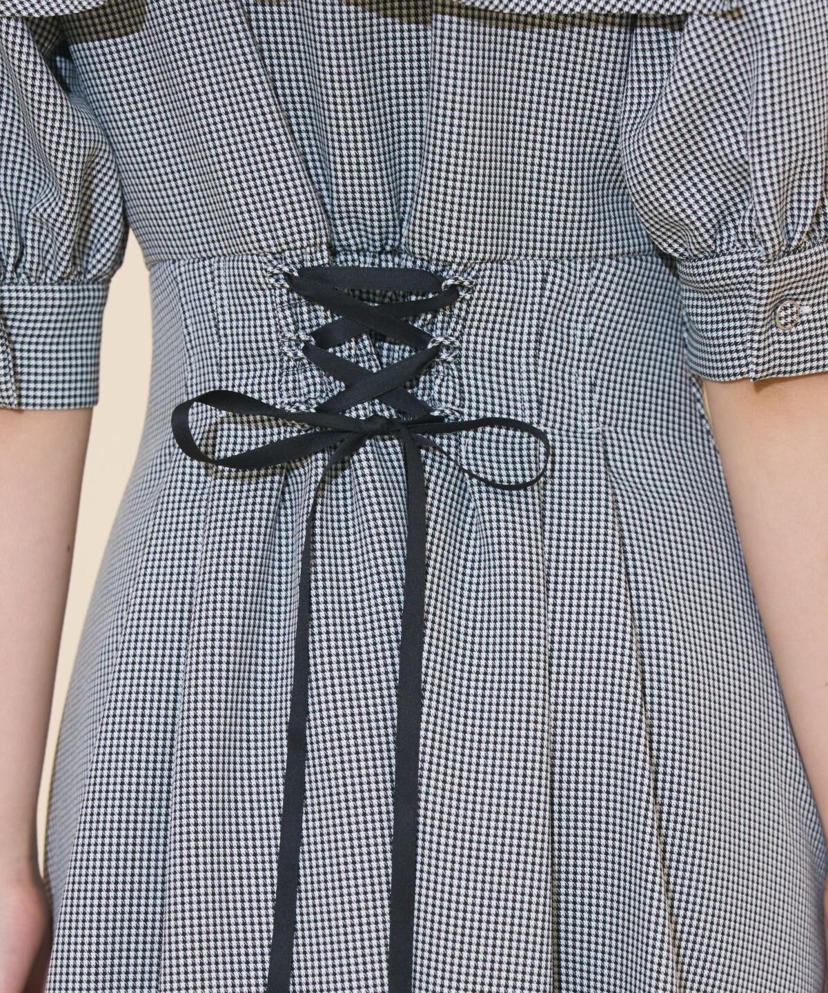 WILLSELECTION「スクエアラッフルシャツワンピース」|ワンピース|