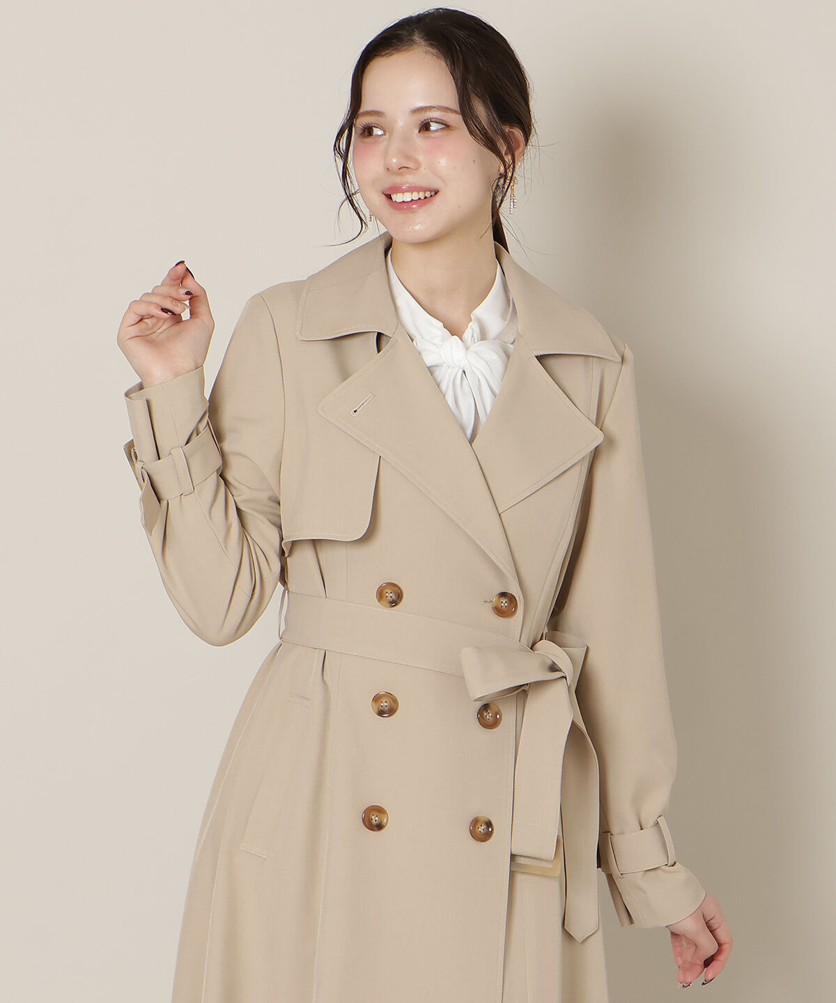 WILLSELECTION「オリジナルフレアトレンチコート」|トレンチコート|