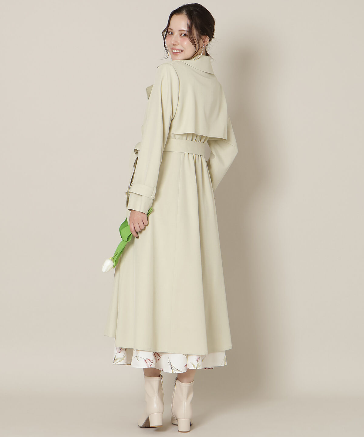 WILLSELECTION「オリジナルフレアトレンチコート」|トレンチコート|