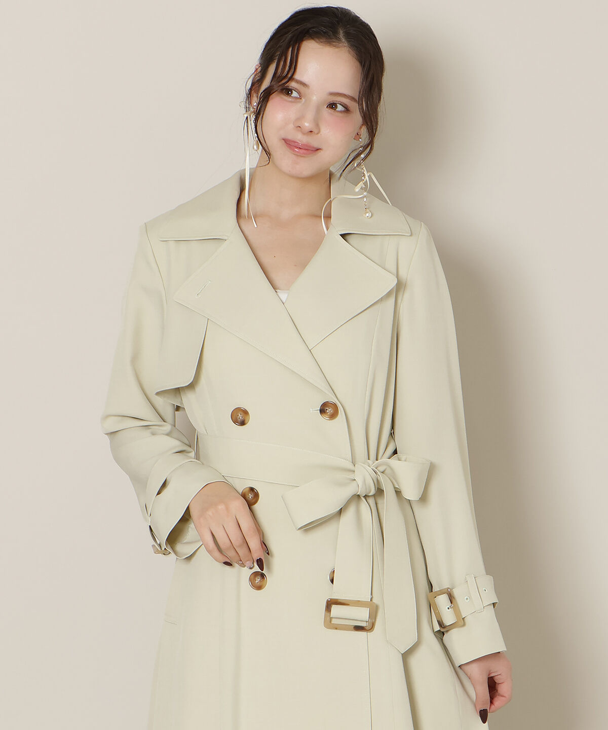 WILLSELECTION「オリジナルフレアトレンチコート」|トレンチコート|