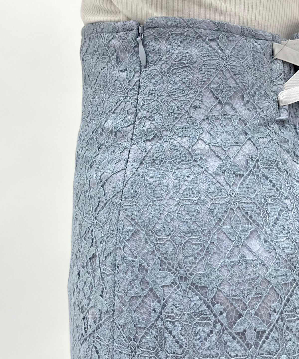 WILLSELECTION「アシメティアードレーススカート」|フレア|