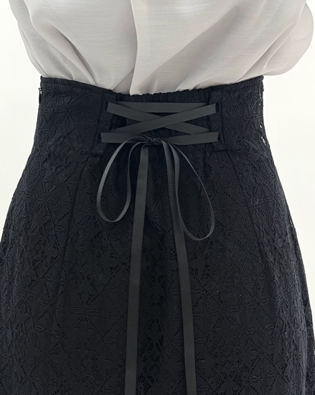 WILLSELECTION「アシメティアードレーススカート」|フレア|