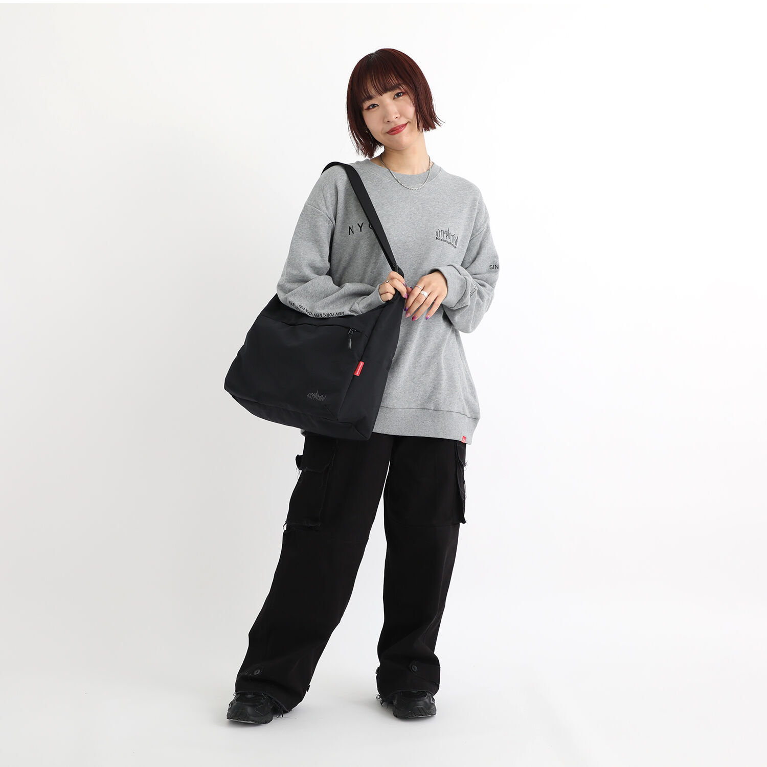 Manhattan Portage「Bed-Stuy Shoulder Bag (LG) Nylon Tussah Quil」|ショルダー・メッセンジャー|