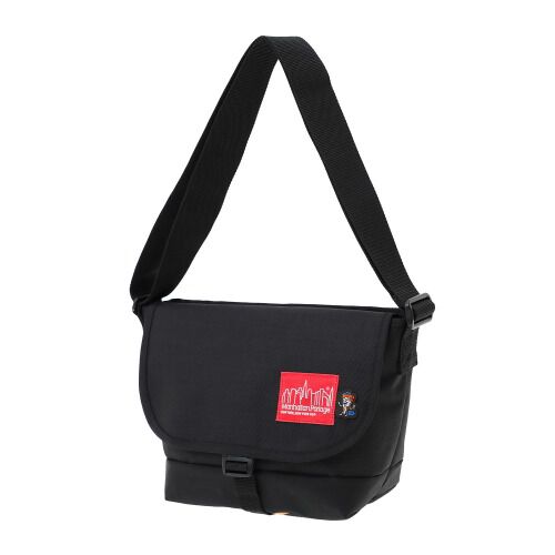Manhattan Portage「NYLON MESSENGER BAG JR (SM) BP W/DIV TMP」|ショルダー・メッセンジャー|BLK