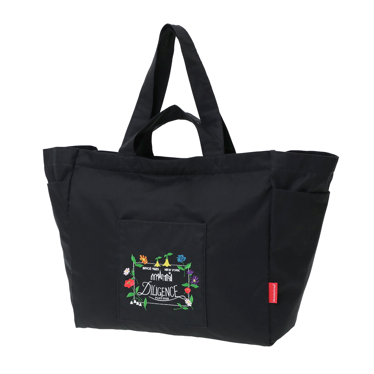 Manhattan Portage「THOMAS PAINE TOTE BAG COMBED COTTON GABARDINE DPL」|トートバッグ|BLK
