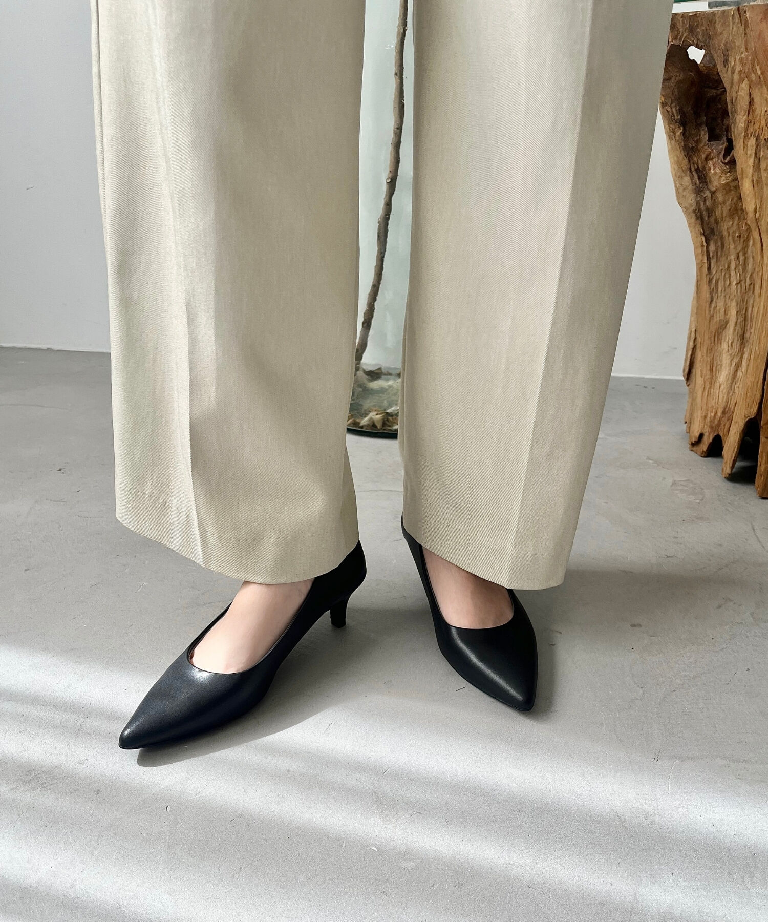 ORiental TRaffic「【跳べるパンプス/シリーズ累計１５０万足突破】ミドルヒール パンプス /R-3202 オフィス」|パンプス|