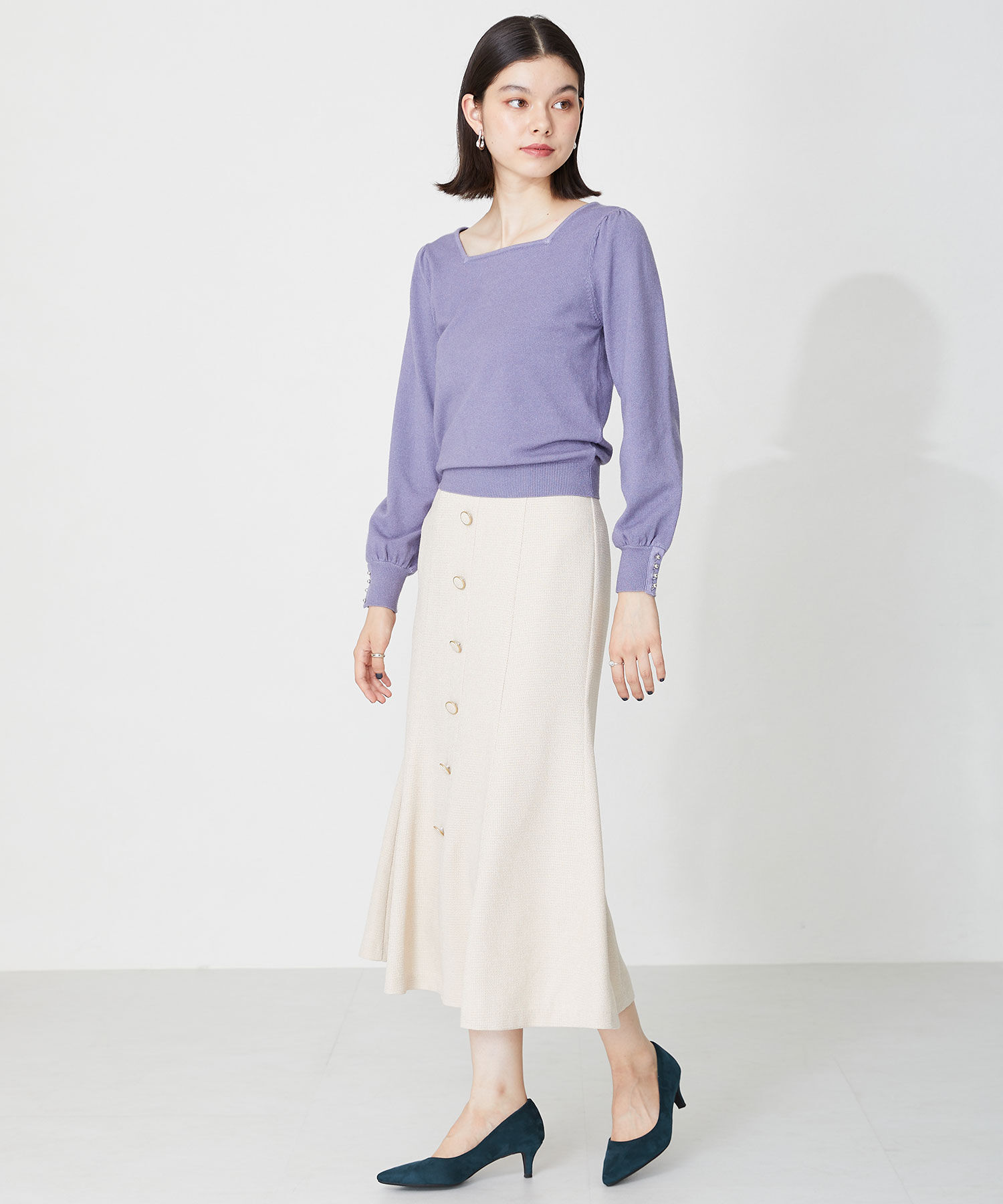 ORiental TRaffic「【跳べるパンプス/シリーズ累計１５０万足突破】ミドルヒール パンプス /R-3202 オフィス」|パンプス|